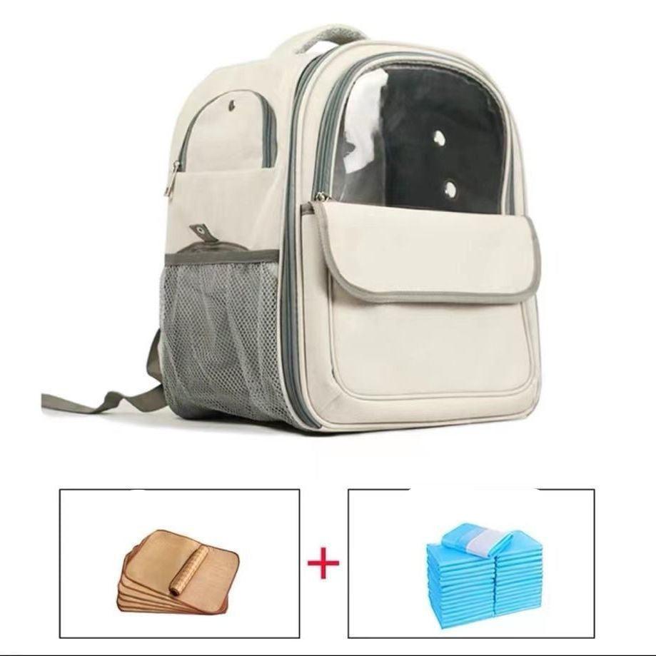 Breathable Transparent Pet Bag Space Capsule Cat School  Dog Backpack