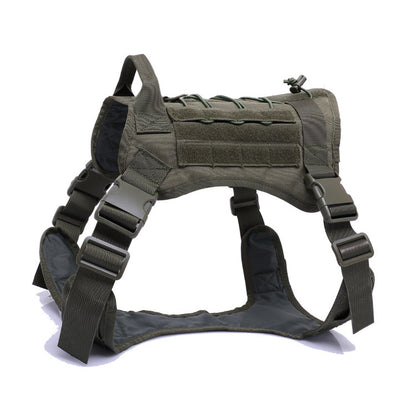 Tactical Dog Harness Adjustable Training Vest for Outdoor Use