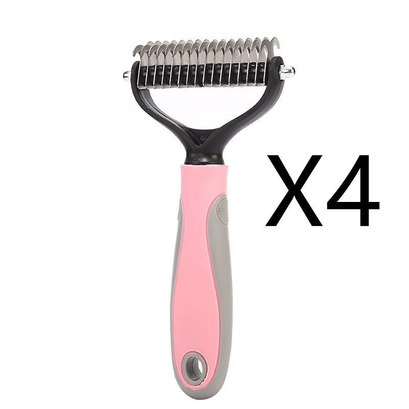 Stainless Steel Pet Grooming Brush for Hair Removal