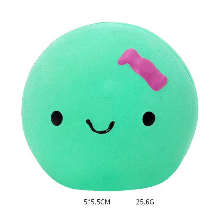 Pet Toy Made Of Latex, Cute Four-color Egg-shaped Toy With Sound, Suitable For Small And Medium-sized Dogs. Pet Supplies