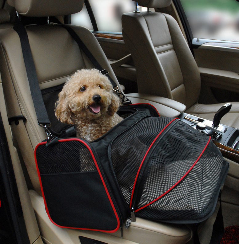 Pet Trolley Bag Mesh Car Kit