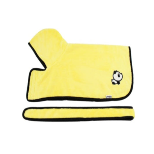 Super Absorbent Microfiber Dog Bath Towel with Adjustable Straps