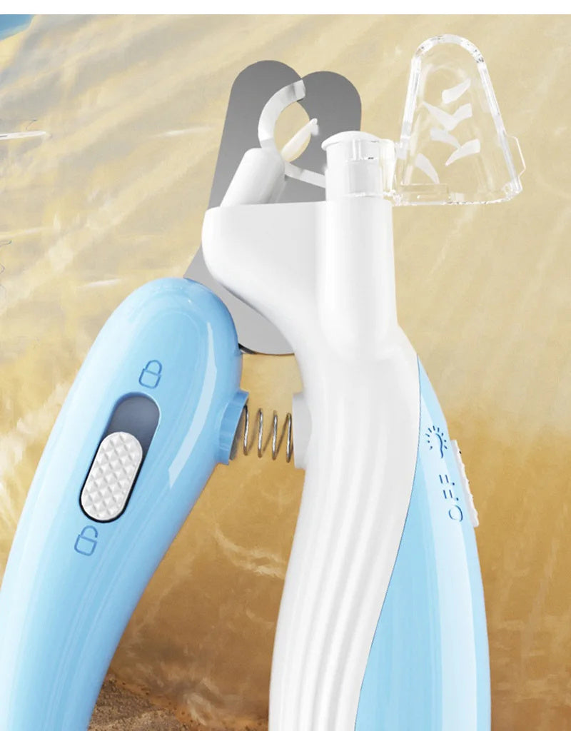 LED Pet Nail Clippers with Electric Nail Grinder