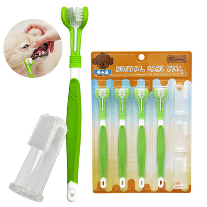 Best Dog Toothbrush with Silicone Finger Brush for Easy Cleaning