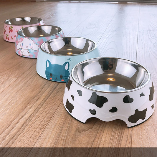 Dog Bowl Cat Food Bowl Stainless Steel Pet Supplies