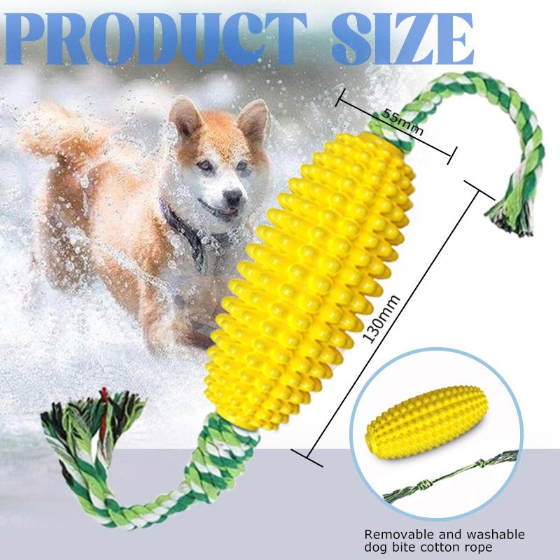 Dog Chew Toy with Toothbrush Design