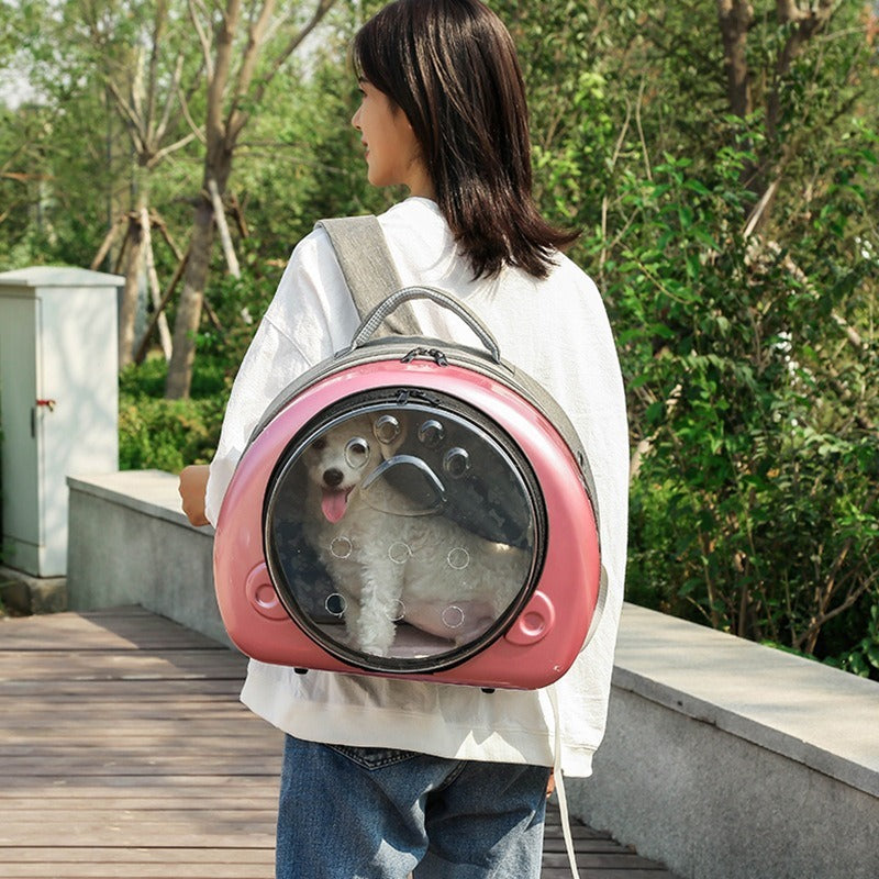 Transparent Space Capsule Pet Portable Breathable Cat Diaper Bag