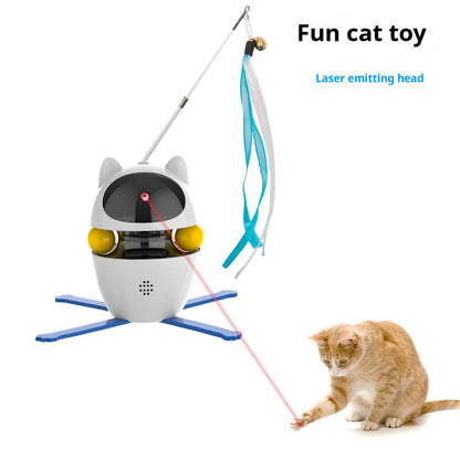 Automatic Interactive Cat Toy – Self-Hitting Elastic Rope for Kittens