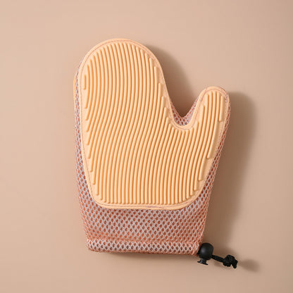 2 in 1 Pet Grooming Gloves