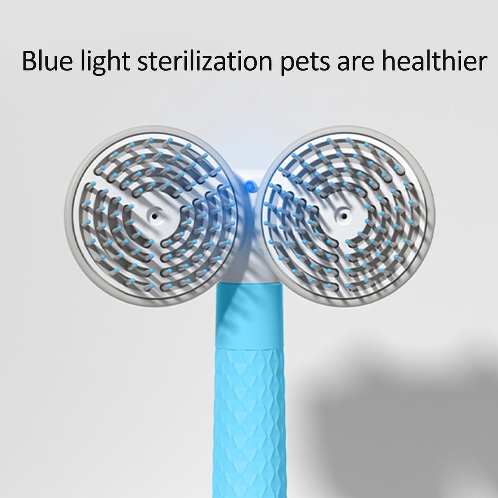 Double Headed Negative Ion Pet Brush