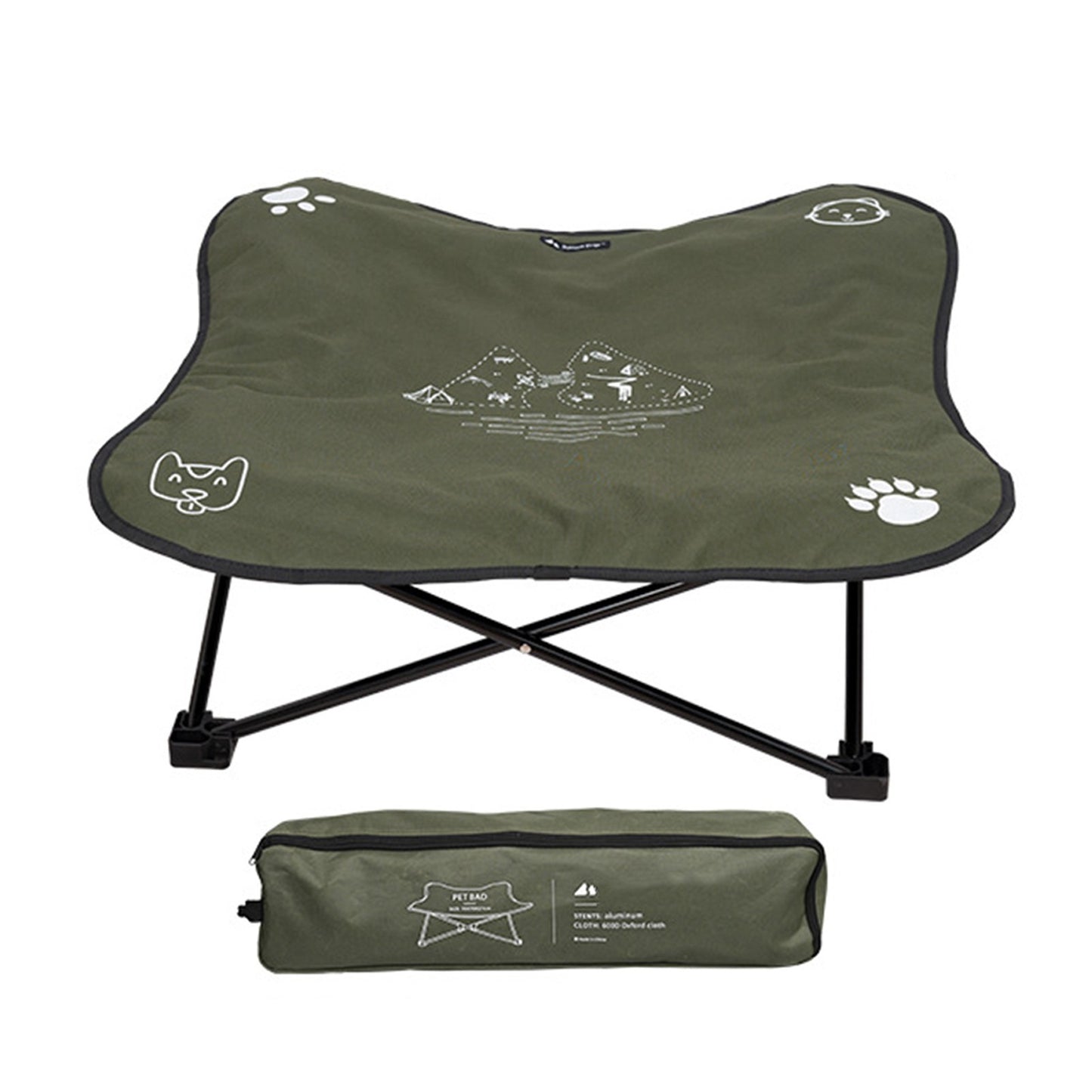 Outdoor Detachable Washable Folding Pet Bed