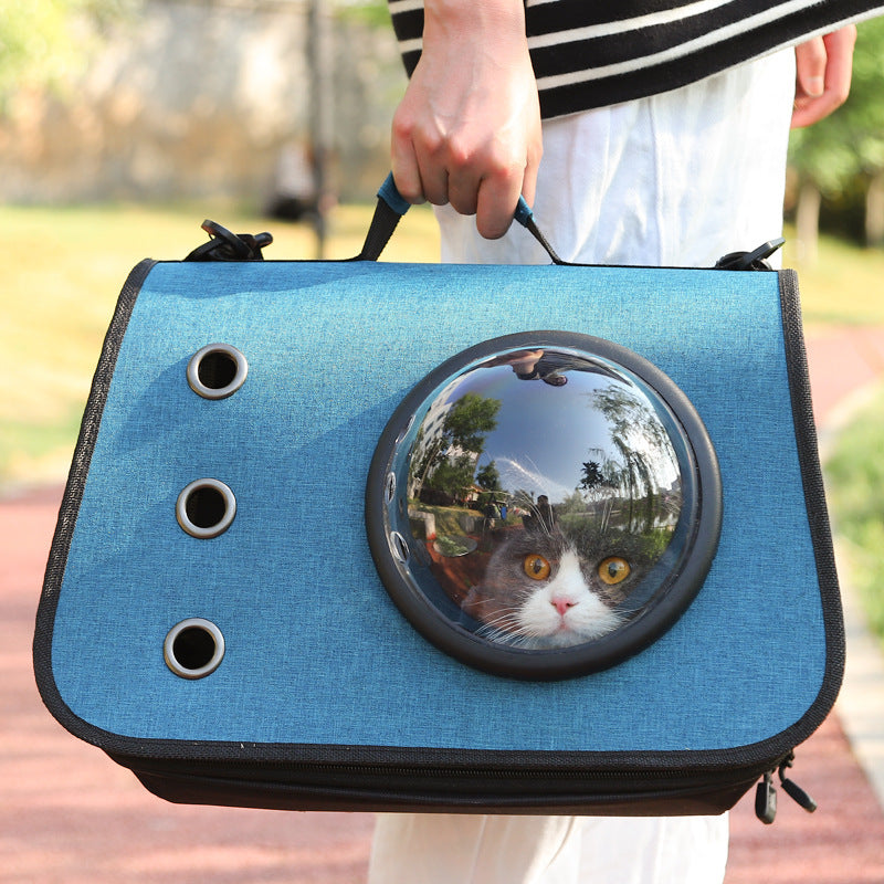 Portable Foldable Linen Pet Bag For Outing