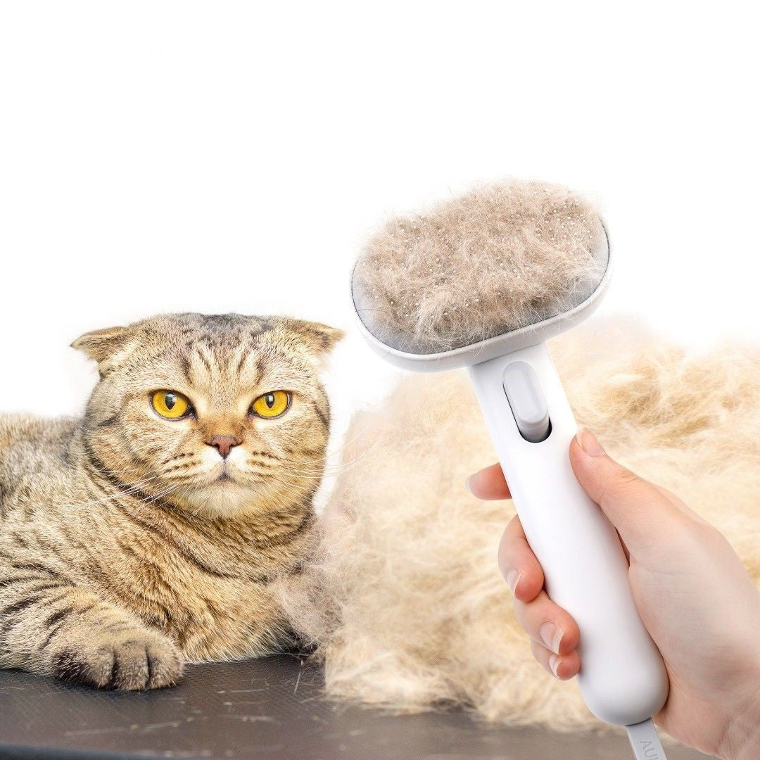 Cat Hair Comb Cleaner – Easy One-Button Hair Removal