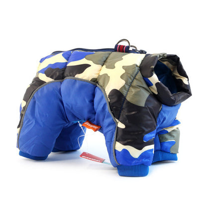 Thick Winter Dog Coat with Down Jacket Insulation