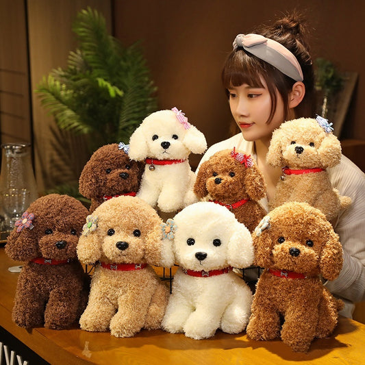 Cute Simulation Poodle Plush Toy Doll