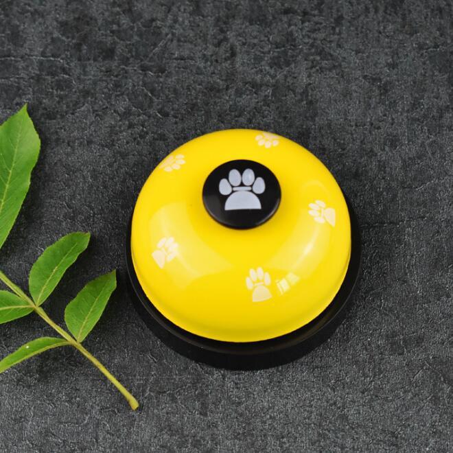 Cat And Dog Trainer Pet Footprints Ringing The Bell