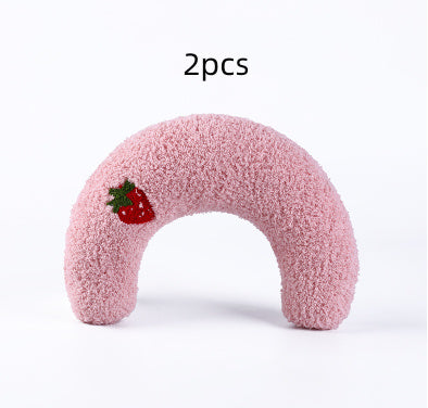 U-Shaped Cat Pillow for Cervical Vertebra Protection