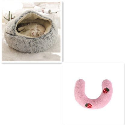 Cozy Cocoon Dog & Cat Pet Bed – Comfortable and Calming