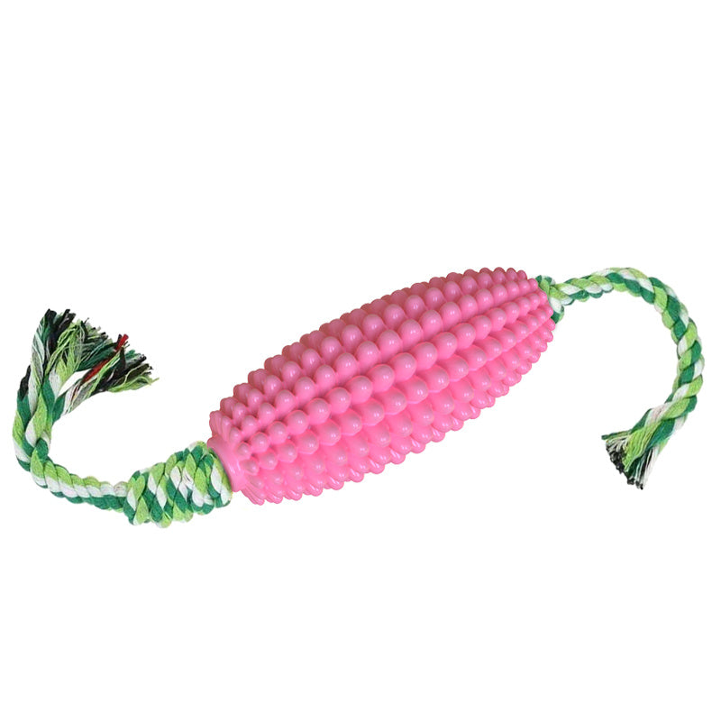 Dog Chew Toy with Toothbrush Design