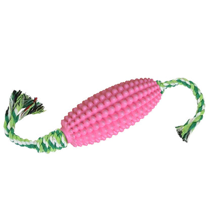 Dog Chew Toy with Toothbrush Design