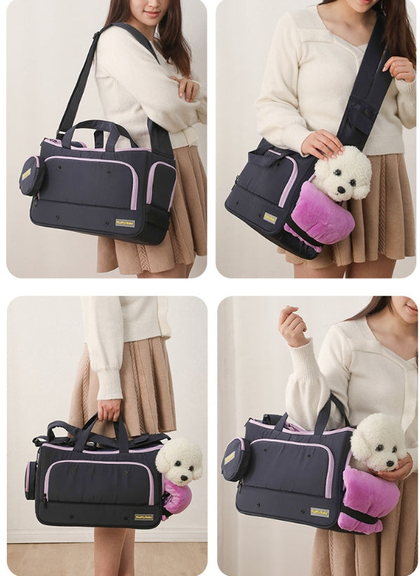 Warm Large Capacity Pet Crossbody Bag