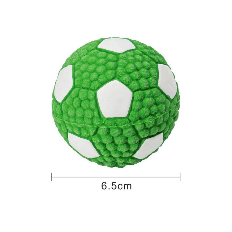 Rugby Tennis Dog Bite Sounding Ball Pet Toy