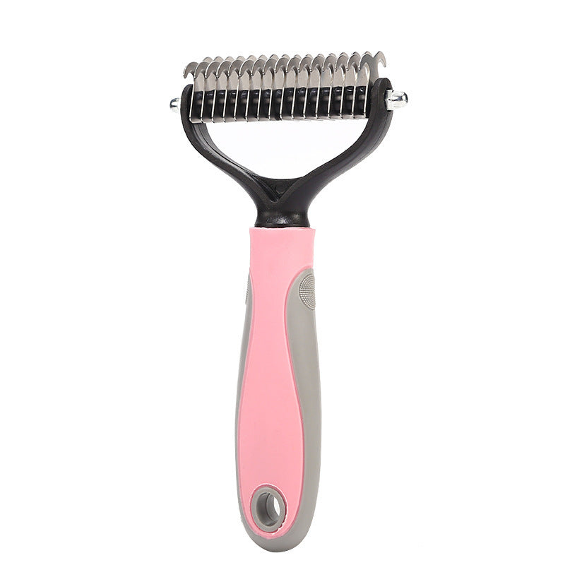 Stainless Steel Pet Grooming Brush for Hair Removal