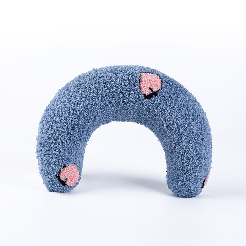 U-Shaped Cat Pillow for Cervical Vertebra Protection