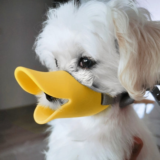 Dog Muzzle Silicone Mask Duck Muzzle Mask For Pet Dogs Anti Bite Stop Barking Small Large Dog Mouth Muzzles Pet Dog Accessories