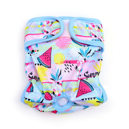 Fashion Printed Menstrual Panties for Pets – Comfortable & Cute Cartoon Design