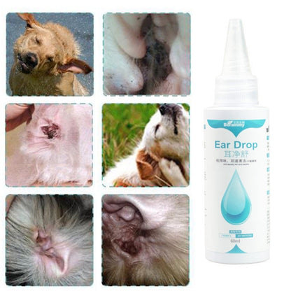 Pet Ear Cleaning Solution 60ml Liquid Wash