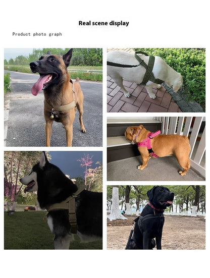 Dog Breast Strap Vest Jacket Medium Large Dog Pet Hand Holding Rope