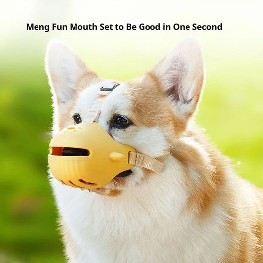 Portable Dog Muzzle Breathable Anti-Biting Dog Mouth Cover Adjustable Pet Basket Muzzles For Small Medium Pet Accessories