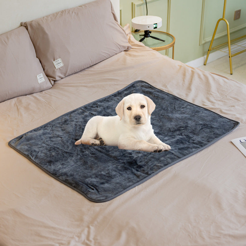 Waterproof Flannel Pet Blanket Soft Thick Washable