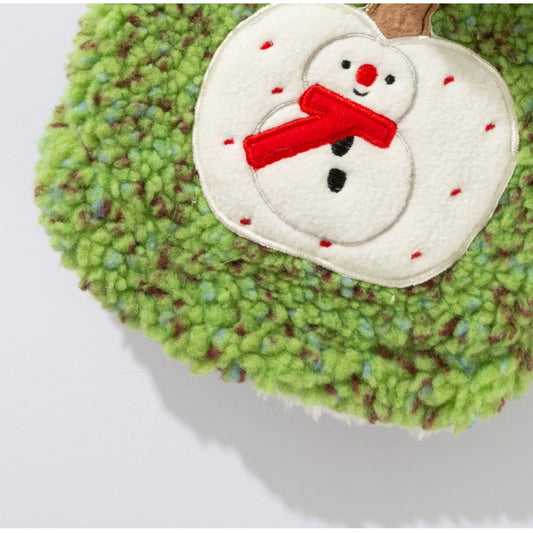 Snowman Embroidered Sherpa Pet Hoodie