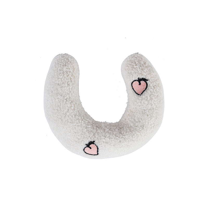 Soft U-Shaped Pet Pillow for Cats & Small Dogs