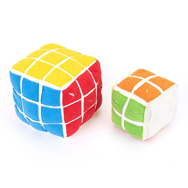 Pet Rubik's Cube Sniffing Toy Difficult Rubik's Cube Snuffle Toy Cat Dog Puzzle Hidden Food Cube Ball