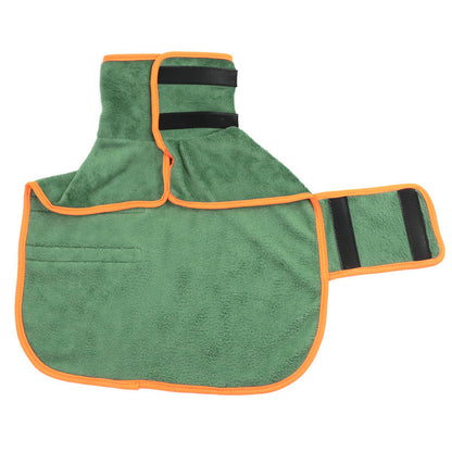 Dog Bathrobe Microfiber Pet Drying Coat for Small Medium and Large Dogs Fast Dry Beach Towel