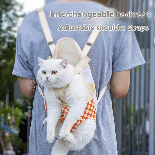 Pet Chest Go Out Portable Cat Bag Pocket Walking  Artifact Pet Backpack