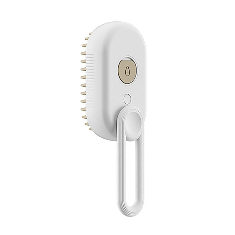 Electric Pet Grooming Brush with Steam Spray