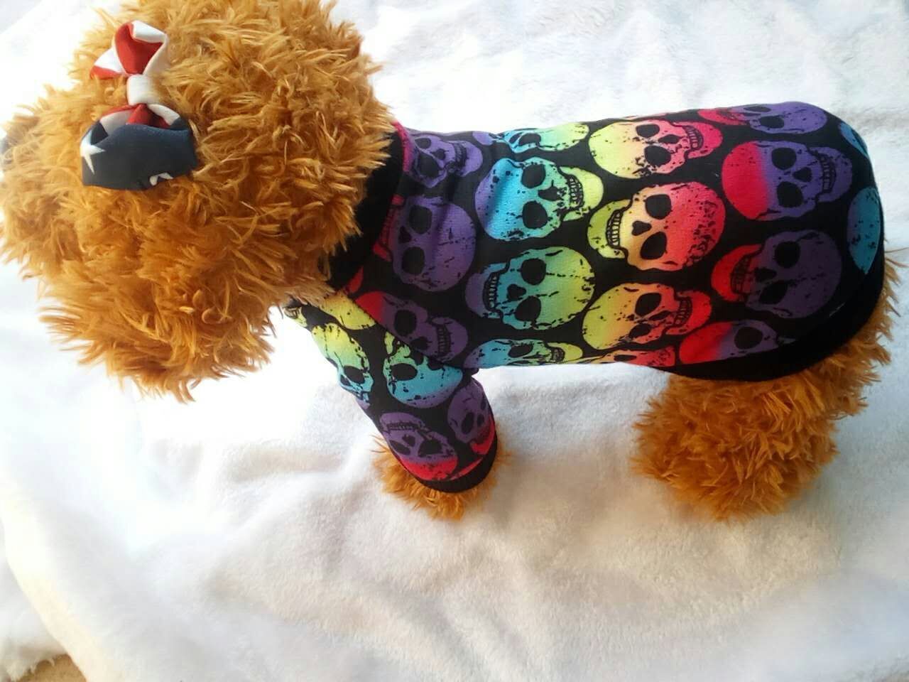 Pet Clothes Skull Halloween Supplies