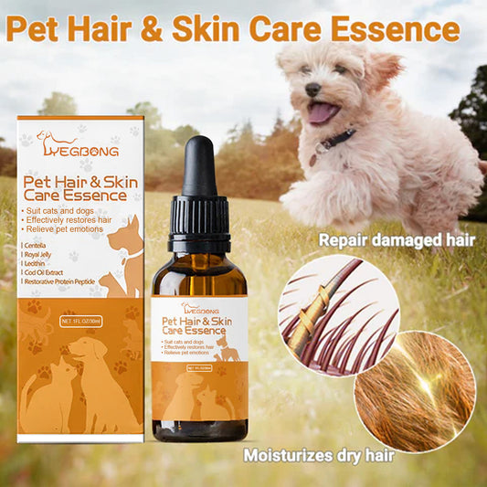 Pet Hair Care Relieve Skin Itching Hair Fluffy Soft Care Solution