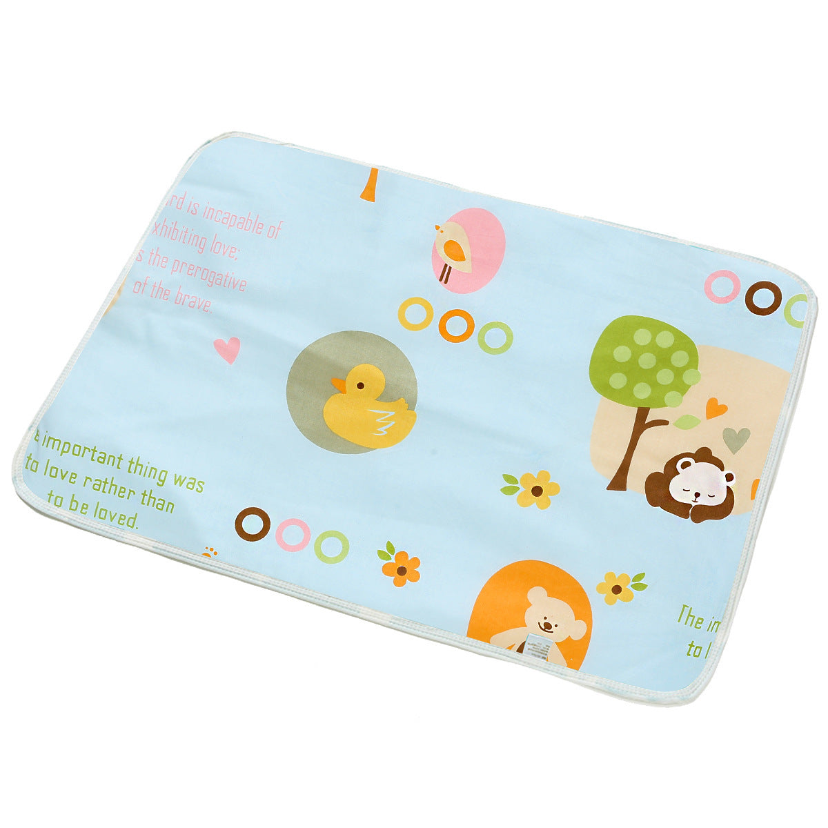 Breathable Cotton Cartoon Waterproof Insulation Pad