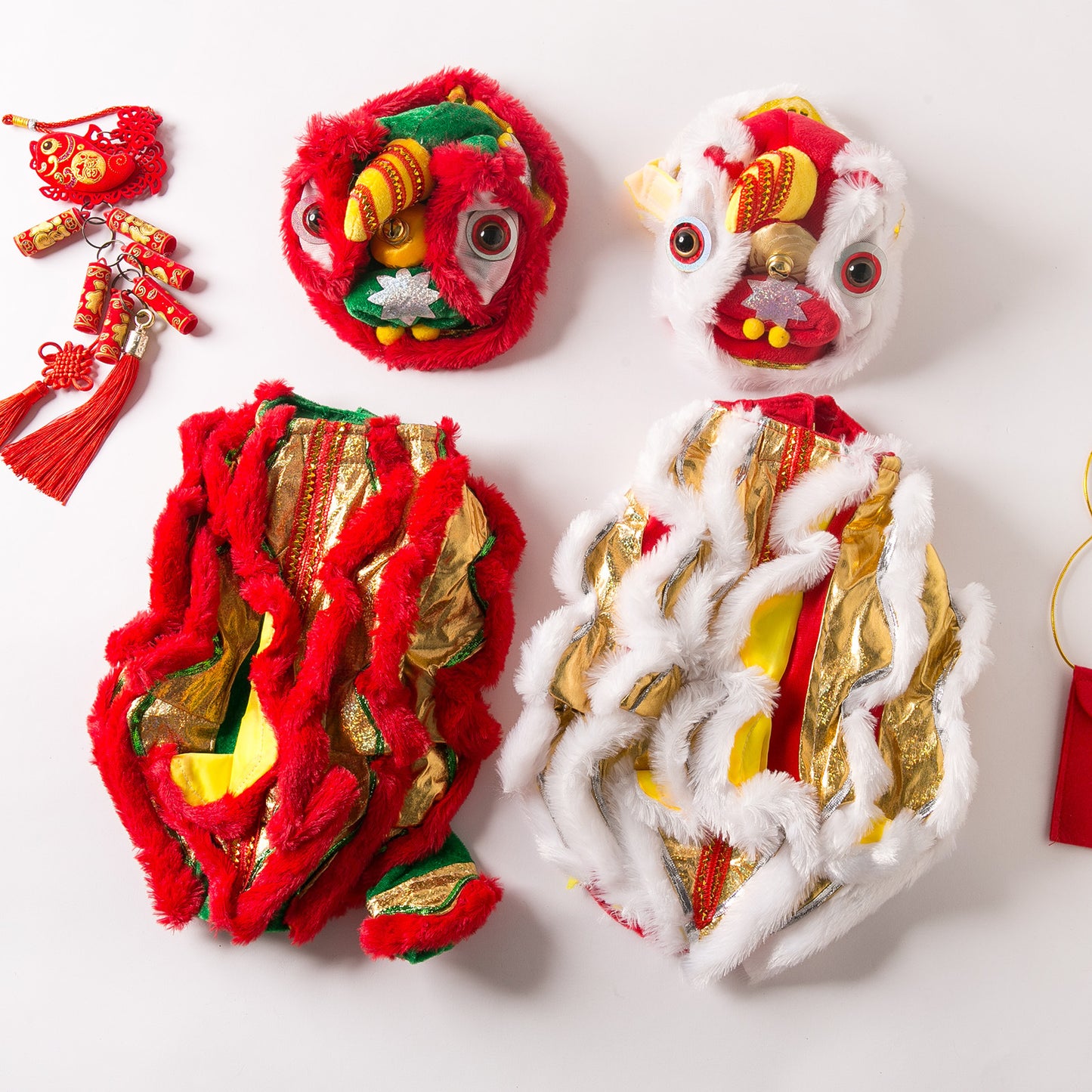 Lion Dance Dog Funny Autumn And Winter Clothes