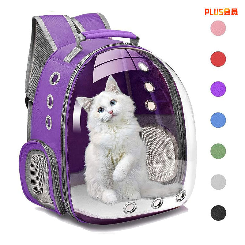 Portable Large Capacity Small Transparent Backpack Cat Bag