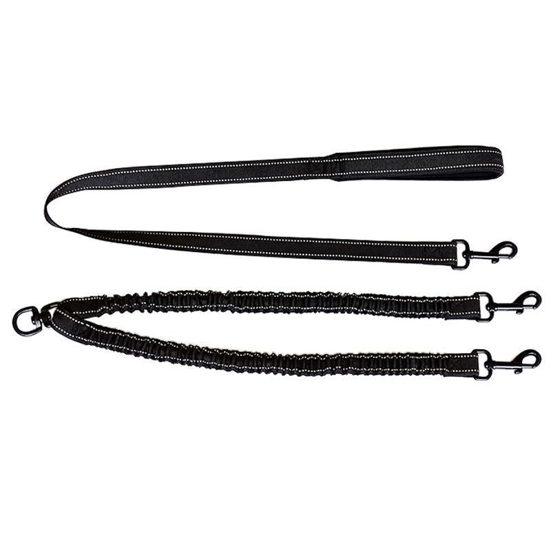 Pet Supplies Double-ended Traction Rope One-to-two Adjustable