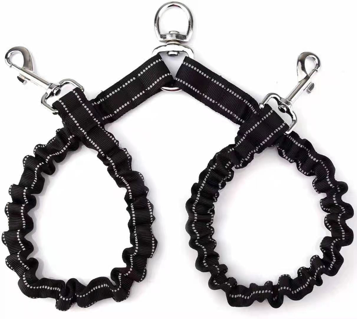 Pet Supplies Double-ended Traction Rope One-to-two Adjustable