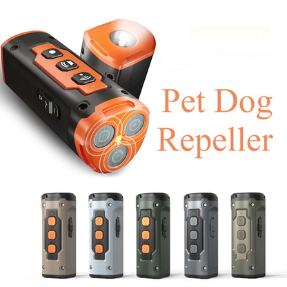 Ultrasonic Dog Bark Deterrent with LED Flashlight