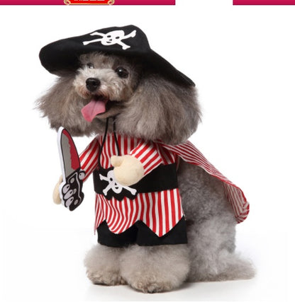 Cosplay Pet Supplies Standing Outfit Funny Dog Clothes for Halloween and Christmas