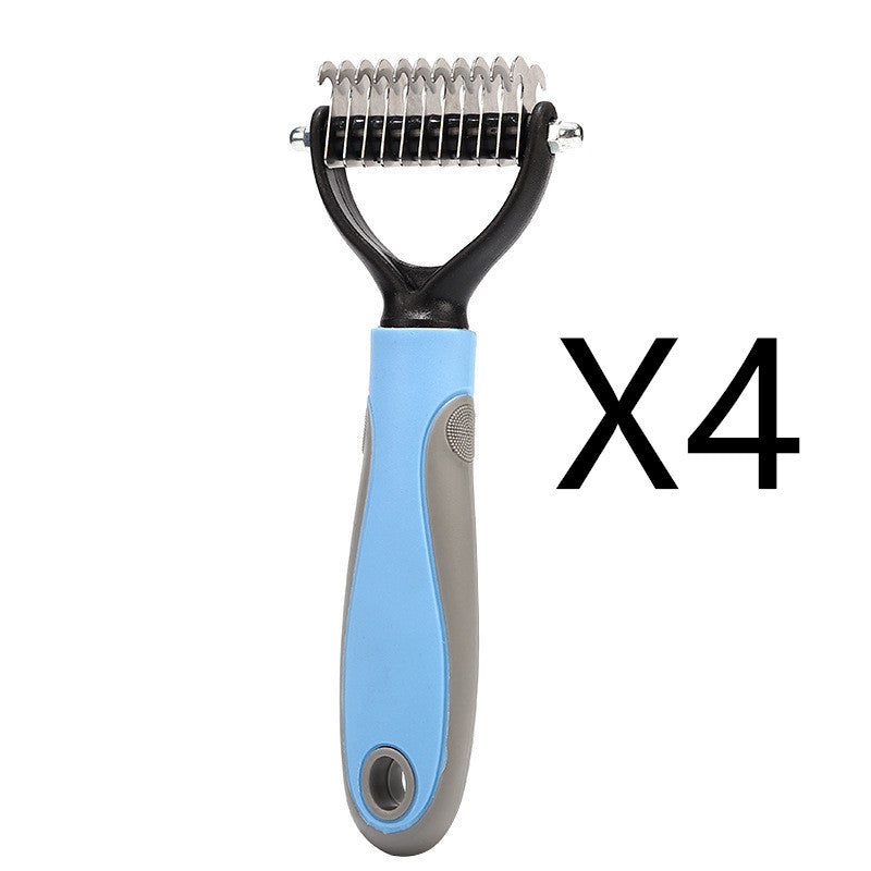 Stainless Steel Pet Grooming Brush for Hair Removal